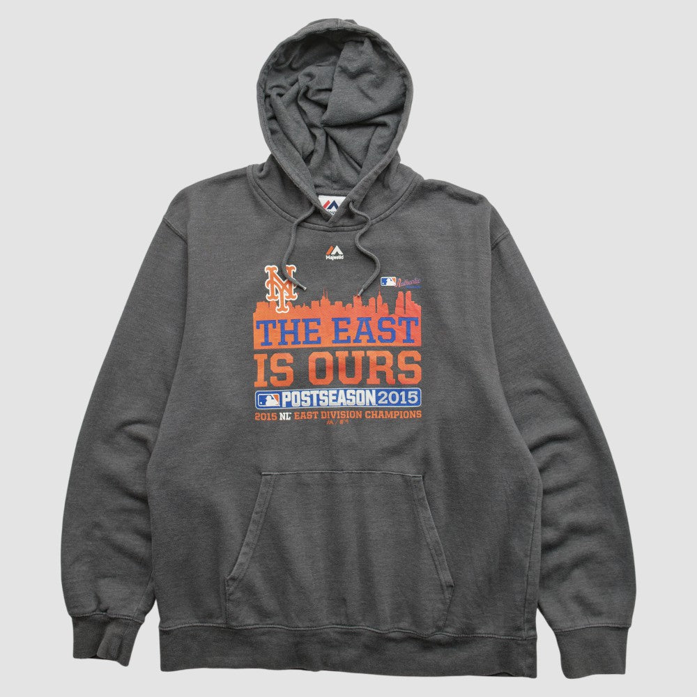 New York Mets Majestic 2015 Hooded Pullover Sweatshirt Sale