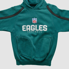 Philadelphia Eagles Reebok 2000s Hooded Pullover Sweatshirt Teal Vintage - Fanatics