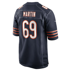 Jeremiah Martin Chicago Bears Team Game Jersey Navy - Nike