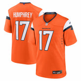 Lil'Jordan Humphrey Denver Broncos Team Game Jersey Orange - Nike