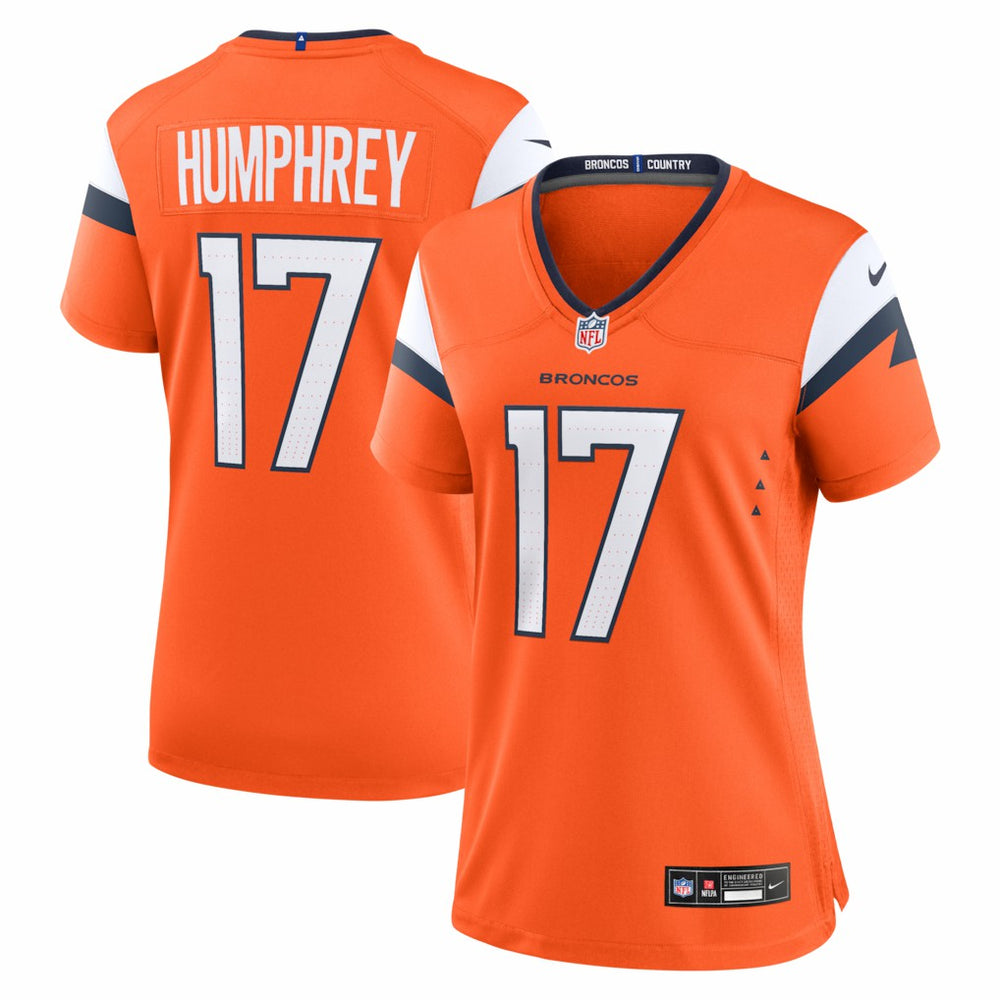 Lil'Jordan Humphrey Denver Broncos Women's Team Game Jersey Orange - Nike