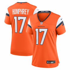 Lil'Jordan Humphrey Denver Broncos Women's Team Game Jersey Orange - Nike