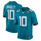 Carter Bradley Jacksonville Jaguars Team Game Jersey Teal - Nike