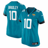 Carter Bradley Jacksonville Jaguars Women's Team Game Jersey Teal - Nike