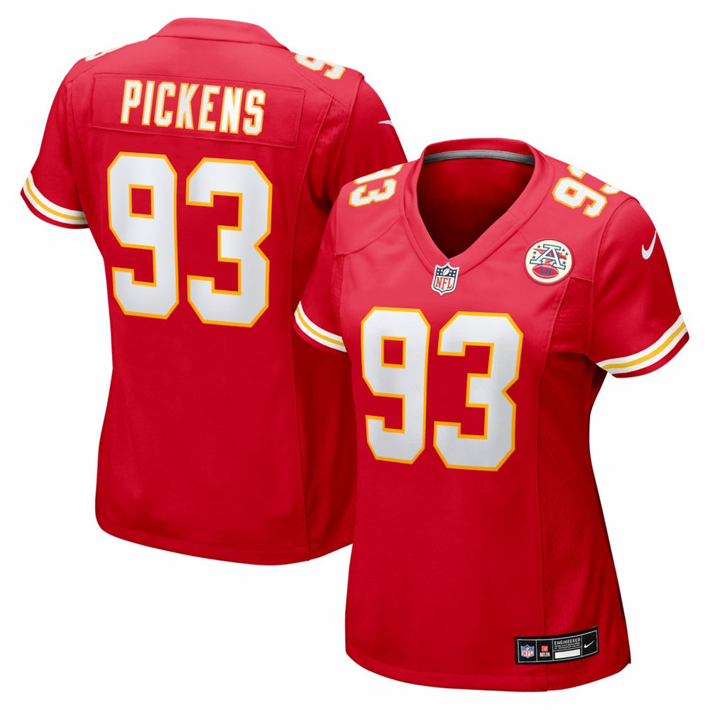 Zacch Pickens Kansas City Chiefs Women's Team Game Jersey Red - Nike