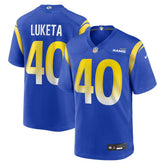 Jesse Luketa Los Angeles Rams Team Game Jersey Royal - Nike