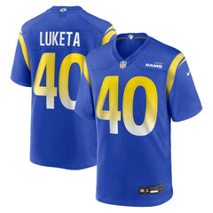 Jesse Luketa Los Angeles Rams Team Game Jersey Royal - Nike