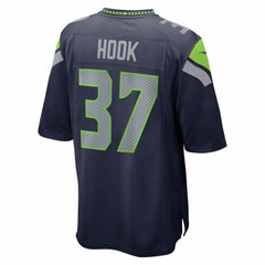 Maxen Hook Seattle Seahawks Team Game Jersey College Navy - Nike