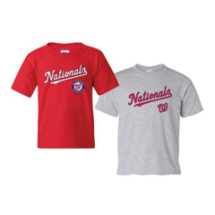 Washington Nationals Soft as a Grape Youth 2-Pack Logo T-Shirt Set Sale
