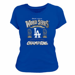 Los Angeles Dodgers Tiny Turnip Women's 2025 World Series Champions T-Shirt discount