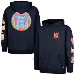 Stoney Clover Lane x '47 Women's Super Bowl LX Patches Foundation Hoodie Black - 47 brand