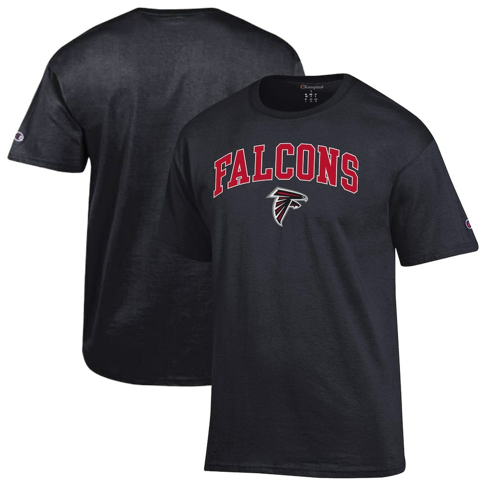 Atlanta Falcons Champion Arch Over Logo T-Shirt Black - NFL