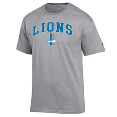 Detroit Lions Champion Arch Over Logo T-Shirt Gray - NFL