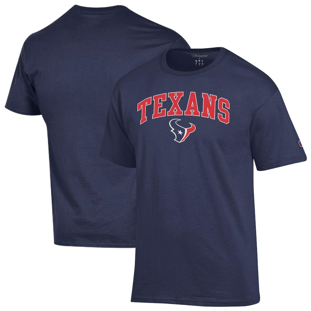 Houston Texans Champion Arch Over Logo T-Shirt Navy - NFL