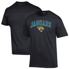 Jacksonville Jaguars Champion Arch Over Logo T-Shirt Black - NFL