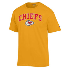Kansas City Chiefs Champion Arch Over Logo T-Shirt Gold - NFL