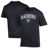 Las Vegas Raiders Champion Arch Over Logo T-Shirt Black - NFL