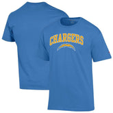 Los Angeles Chargers Champion Arch Over Logo T-Shirt Powder Blue - NFL