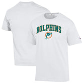Miami Dolphins Champion Arch Over Logo T-Shirt White - NFL