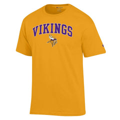 Minnesota Vikings Champion Arch Over Logo T-Shirt Gold - NFL