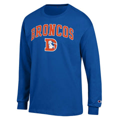 Denver Broncos Champion Arch Over Logo Long Sleeve T-Shirt Royal - NFL