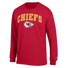 Kansas City Chiefs Champion Arch Over Logo Long Sleeve T-Shirt Red - NFL