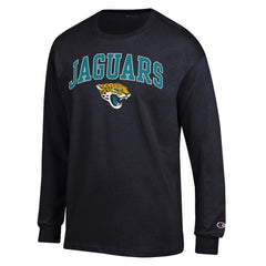 Jacksonville Jaguars Champion Arch Over Logo Long Sleeve T-Shirt Black - NFL