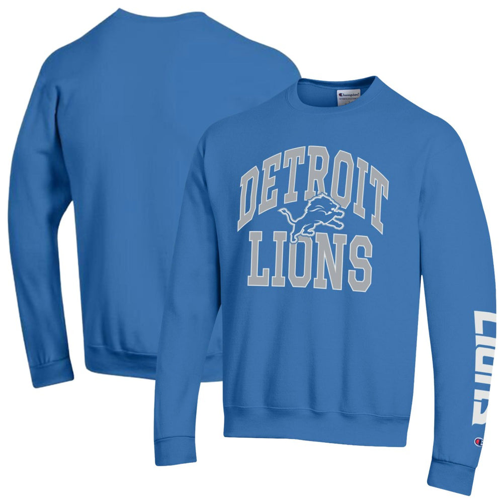 Detroit Lions Champion Powerblend Fleece Sweatshirt Blue - NFL