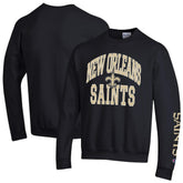 New Orleans Saints Champion Powerblend Fleece Sweatshirt Black - NFL