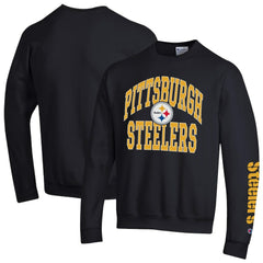 Pittsburgh Steelers Champion Powerblend Fleece Sweatshirt Black - NFL