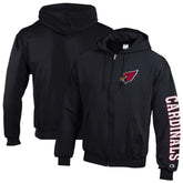 Arizona Cardinals Champion Powerblend Fleece Full-Zip Hoodie Black - NFL