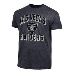 Las Vegas Raiders Champion Ultimate Tri-Blend T-Shirt Heather Black - NFL