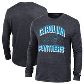 Carolina Panthers Champion Ultimate Tri-Blend Long Sleeve T-Shirt Heather Black - NFL