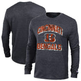 Cincinnati Bengals Champion Ultimate Tri-Blend Long Sleeve T-Shirt Black - NFL