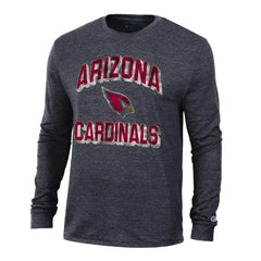 Arizona Cardinals Champion Ultimate Tri-Blend Long Sleeve T-Shirt Heather Black - NFL