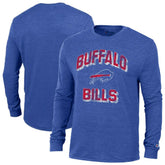 Buffalo Bills Champion Ultimate Tri-Blend Long Sleeve T-Shirt Heather Royal - NFL