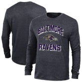 Baltimore Ravens Champion Ultimate Tri-Blend Long Sleeve T-Shirt Black - NFL