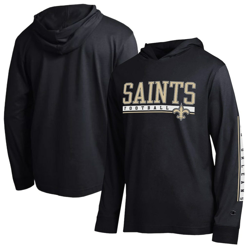New Orleans Saints Champion All Star Hoodie T-Shirt Black - NFL