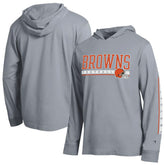 Cleveland Browns Champion All Star Hoodie T-Shirt Heather Gray - NFL