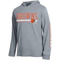 Cleveland Browns Champion All Star Hoodie T-Shirt Heather Gray - NFL