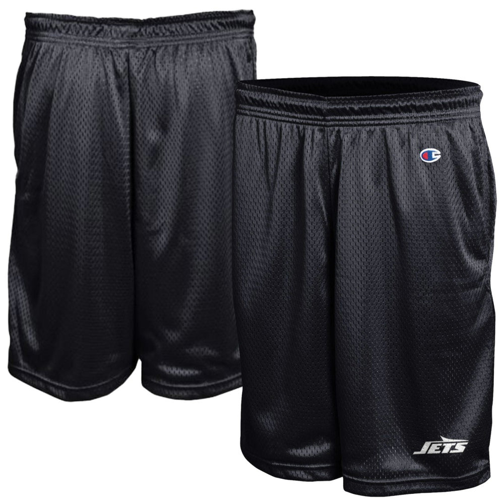 New York Jets Champion Classic Mesh Shorts Black - NFL