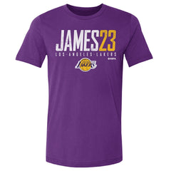 NBA - LeBron James Los Angeles Lakers 500 Level Elite T-Shirt - Purple