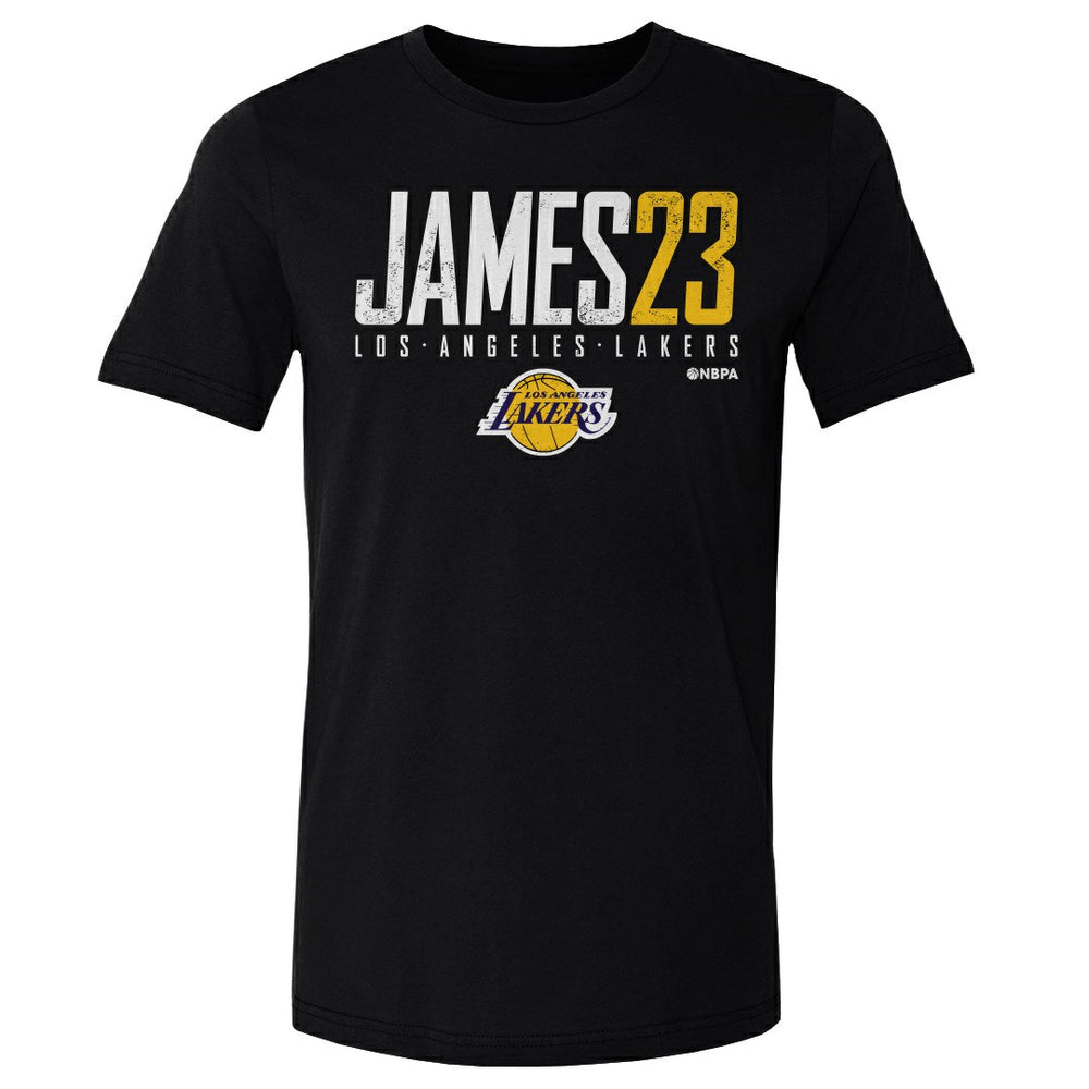 NBA - LeBron James Los Angeles Lakers 500 Level Elite T-Shirt - Black