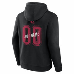 Arizona Cardinals Hustle Personalized Name & Number Hoodie Black - NFL