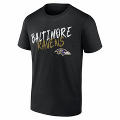 Baltimore Ravens Hustle Personalized Name & Number T-Shirt Black - NFL