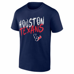 Houston Texans Hustle Personalized Name & Number T-Shirt Navy - NFL