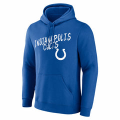 Indianapolis Colts Hustle Personalized Name & Number Hoodie Royal - NFL