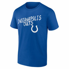 Indianapolis Colts Hustle Personalized Name & Number T-Shirt Royal - NFL