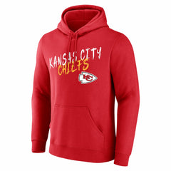 Kansas City Chiefs Hustle Personalized Name & Number Hoodie Red - NFL