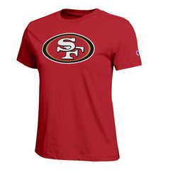 San Francisco 49ers Champion Women's Logo T-Shirt Scarlet - NFL